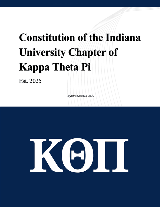KTP Constitution