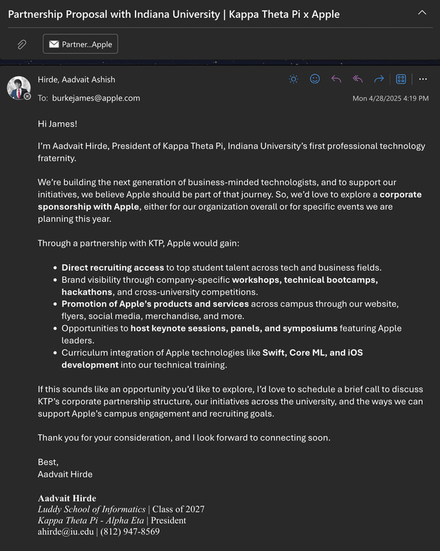 Cold Email Example