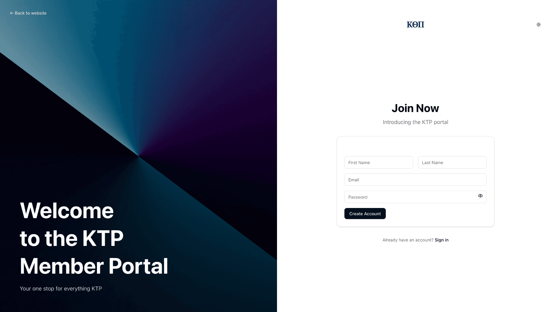Portal Login